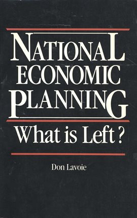 Cover image for National Economic Planning