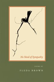 No need of sympathy: poems cover image
