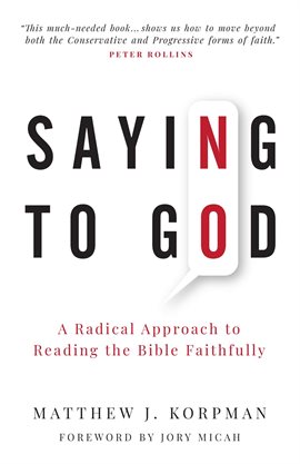 Cover image for Saying No to God