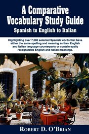 A comparative study guide. Spanish to English to Italian cover image