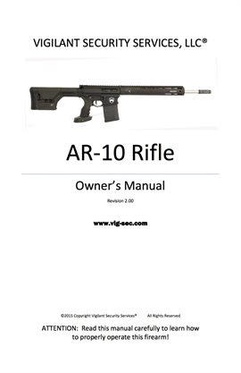 Cover image for AR-10 Rifle Owner's Manual