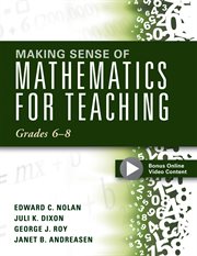 Making sense of mathematics for teaching grades 6-8 cover image