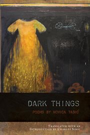 Dark things: poems cover image