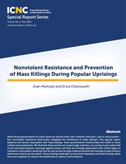 Nonviolent resistance and prevention of mass killings during popular uprisings cover image