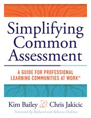 Simplifying Common Assessment cover image