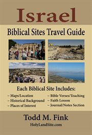 Israel biblical sites travel guide cover image