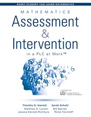 Mathematics assessment and intervention in a plc at workة. Research-Based Math Assessment and RTI Model (MTSS) Interventions cover image