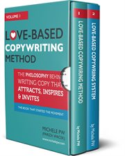 Love-based copywriting books, volume 1 and 2 cover image