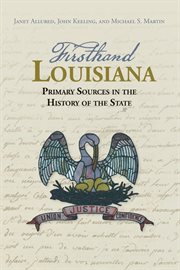 Firsthand louisiana cover image