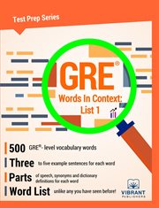 Gre words in context. List 1 cover image
