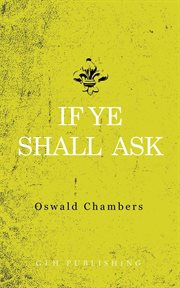 If ye shall ask cover image
