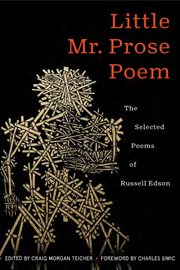 Little mr. prose poem: selected poems of russell edson cover image