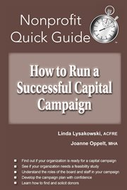 How to run a successful capital campaign cover image