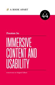 Immersive Content and Usability cover image