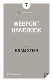 Webfont Handbook cover image