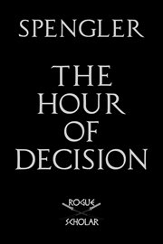The hour of decision cover image