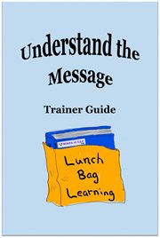 Understand the message trainer guide cover image