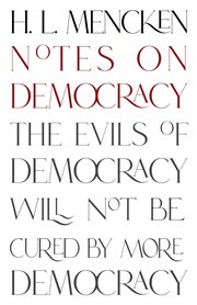 Notes on Democracy cover image