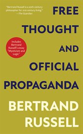 Free Thought and Official Propaganda cover image
