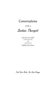 Conversations with a Sardonic Therapist : Fuck Your Rules, You Need Change cover image