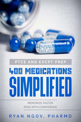 Cover image for PTCE and ExCPT Prep 400 Medications Simplified