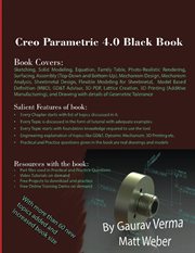 Creo parametric 4.0 black book cover image