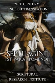 Septuagint : 1st Paralipomenon. Septuagint cover image
