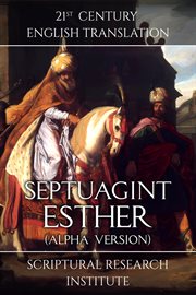 Septuagint : Esther (Alpha Version). Septuagint cover image