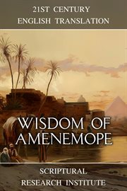 Wisdom of Amenemope cover image