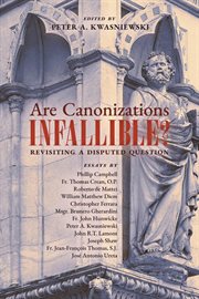 Are canonizations infallible?. Revisiting a Disputed Question cover image