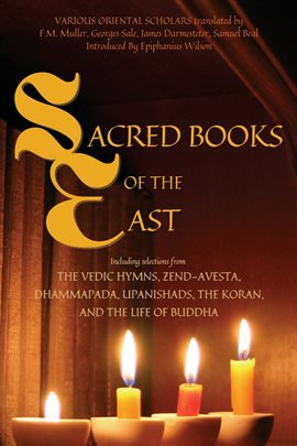 Cover image for Sacred Books of the East