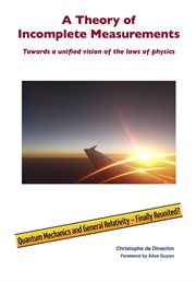 A theory of incomplete measurements cover image