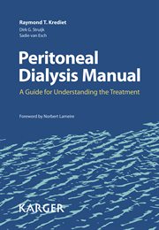 Peritoneal dialysis manual : a guide for understanding the treatment cover image
