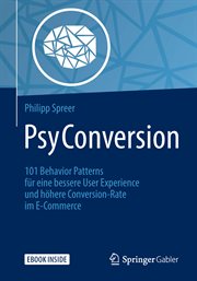 PsyConversion : 101 Behavior Patterns für eine bessere User Experience und höhere Conversion-Rate im E-Commerce cover image