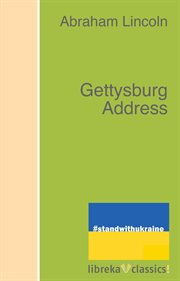 The Gettysburg address cover image