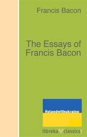 The essays of Francis Bacon cover image