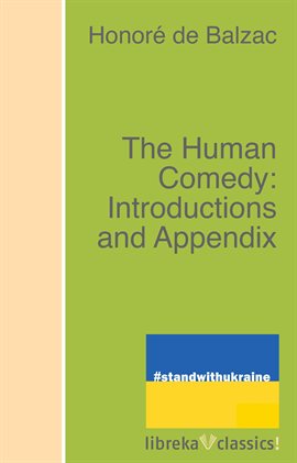 Cover image for The Human Comedy: Introductions and Appendix