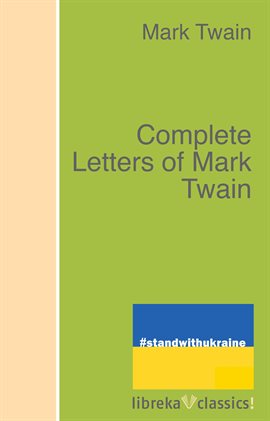 Cover image for Complete Letters of Mark Twain