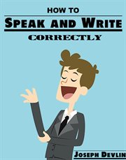 How to speak and write correctly cover image