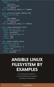 Ansible linux filesystem by examples cover image