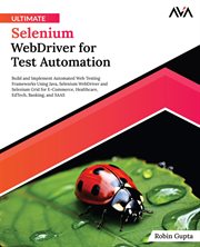 Ultimate Selenium WebDriver for Test Automation cover image