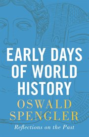 Early days of world history cover image