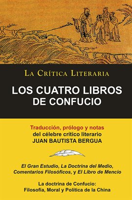 Cover image for Los Cuatro Libros De Confucio