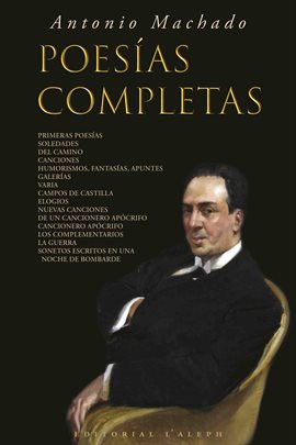 Cover image for Antonio Machado: Poesías Completas