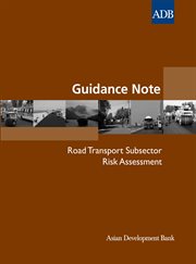 Guidance note : road transport subsector risk assessment cover image