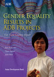 Gender equality results in ADB projects : Viet Nam country report cover image