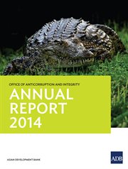 Office of anticorruption and integrity;annual report 2014 cover image