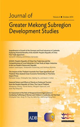 Cover image for Journal of Greater Mekong Subregion Development Studies