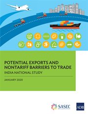 POTENTIAL EXPORTS AND NONTARIFF BARRIERS TO TRADE : india national study cover image
