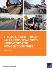 The asia–pacific road safety observatory's indicators for member countries cover image